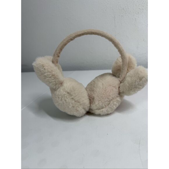Girls Faux Fur Earmuffs One Size Fluffy Plush Rabbit - Picture 1 of 6